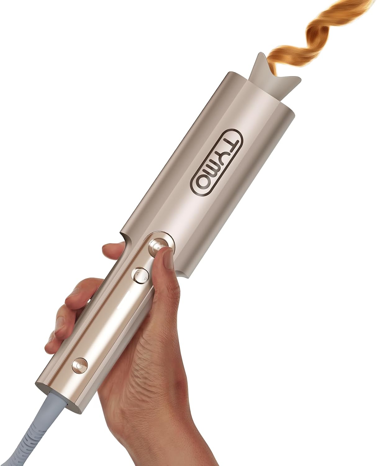 CurlPro Plus Hair Curler Automatic Rotating - Long Barrel Curling Wand for Long Hair